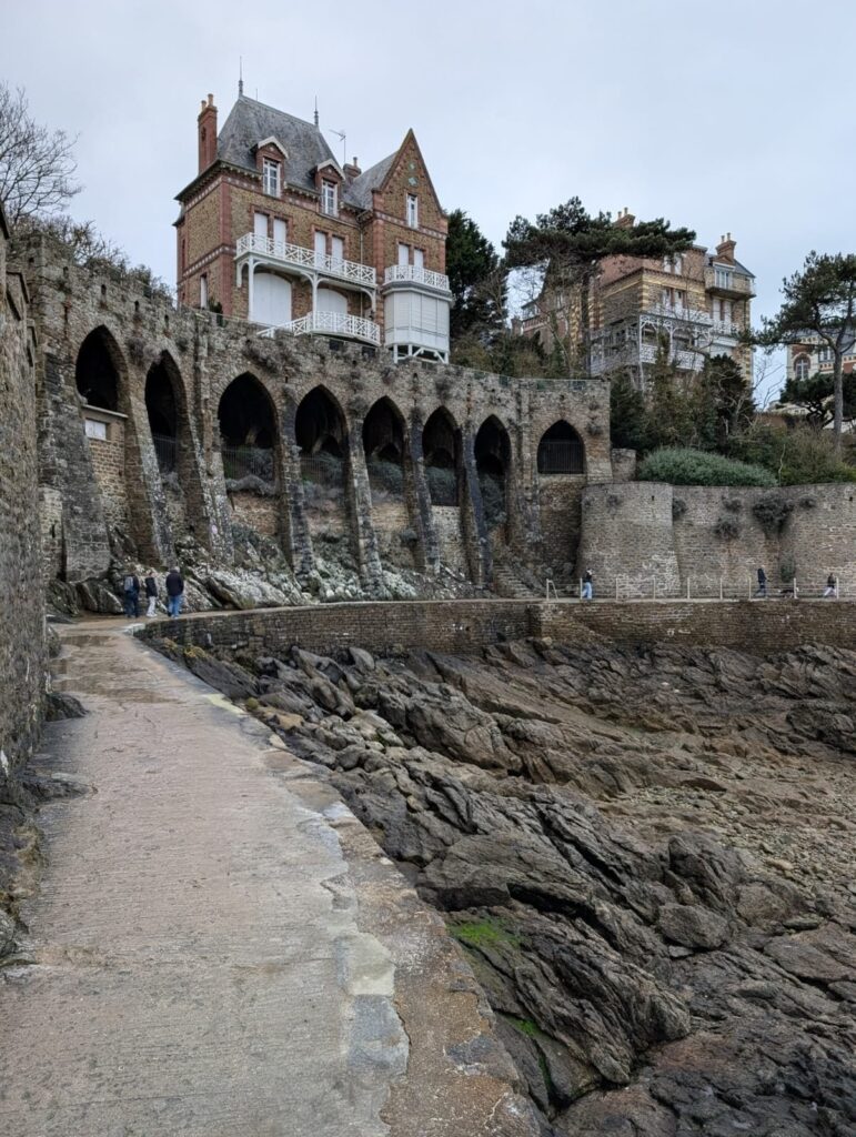 dinard-path coastal walk from the town of dinard, brittany