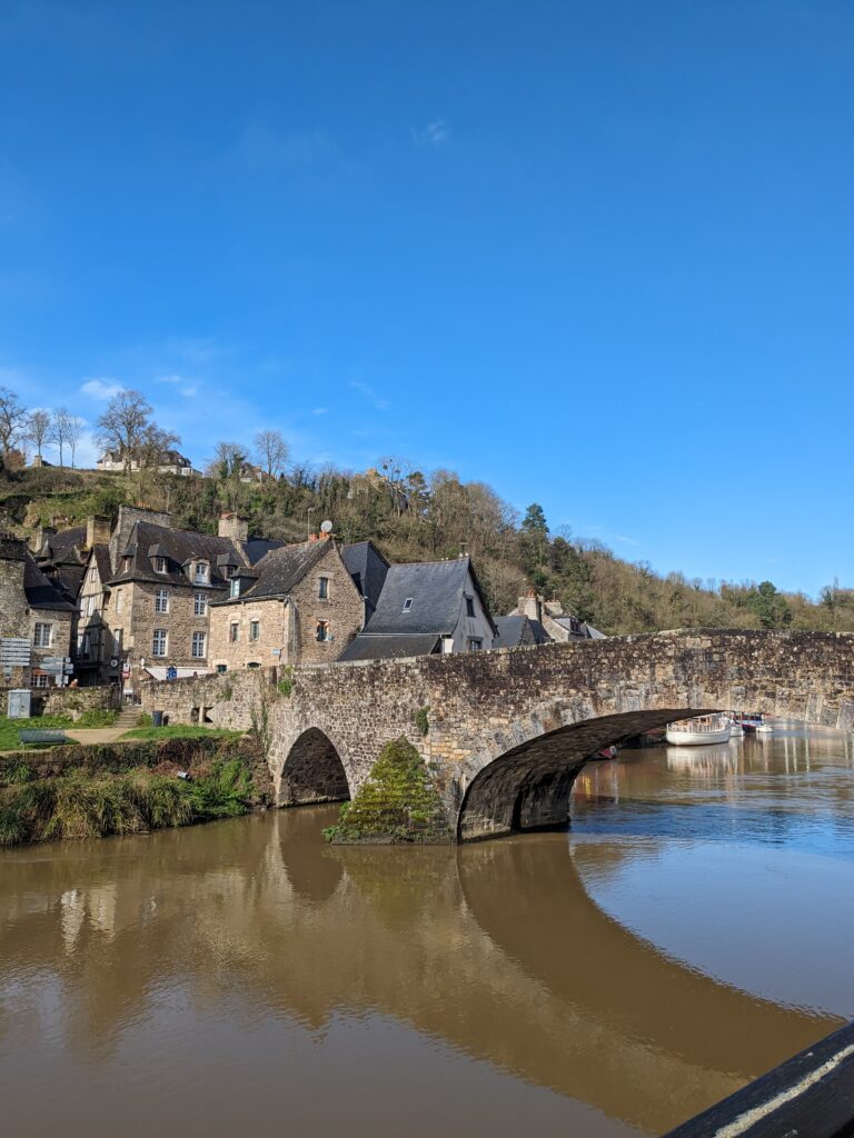 port-de-dinan the port of dinan with its medieval bridge